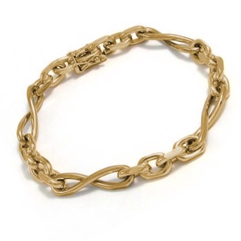 Anker Loop 14 kt Gold Halskette